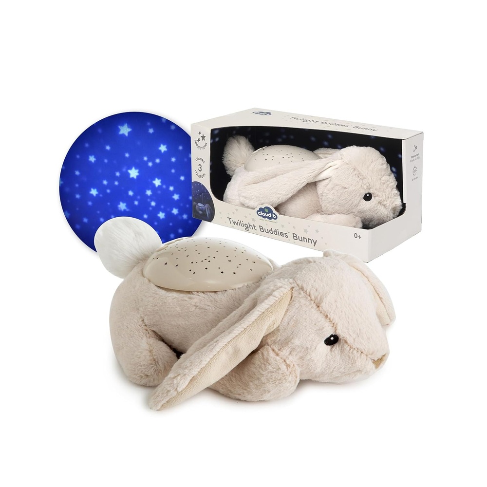 image:imageCloud b Calming Mini Nightlight Star Projector  Gentle Brightness  3 Colors  1 Constellation  AutoShutoff  Dream Buddies Ella The UnicornTwilight Buddies  Bunny
