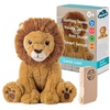 image:imageCloud b Sound Machine with White Noise Soothing Sounds  Cuddly Stuffed Animal  Adjustable Settings and AutoShutoff  Nighty Night Owl Smart SensorLouis Lion Smart Sensor Brown