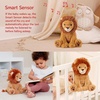 image:imageCloud b Sound Machine with White Noise Soothing Sounds  Cuddly Stuffed Animal  Adjustable Settings and AutoShutoff  Nighty Night Owl Smart SensorLouis Lion Smart Sensor Brown
