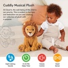 image:imageCloud b Sound Machine with White Noise Soothing Sounds  Cuddly Stuffed Animal  Adjustable Settings and AutoShutoff  Nighty Night Owl Smart SensorLouis Lion Smart Sensor Brown