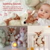 image:imageCloud b Sound Machine with White Noise Soothing Sounds  Cuddly Stuffed Animal  Adjustable Settings and AutoShutoff  Nighty Night Owl Smart SensorLovelight Finley Fawn Caramel
