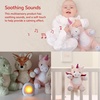 image:imageCloud b Sound Machine with White Noise Soothing Sounds  Cuddly Stuffed Animal  Adjustable Settings and AutoShutoff  Nighty Night Owl Smart SensorLovelight Lily Unicorn Pink