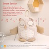 image:imageCloud b Sound Machine with White Noise Soothing Sounds  Cuddly Stuffed Animal  Adjustable Settings and AutoShutoff  Nighty Night Owl Smart SensorNighty Owl Smart Sensor Beige