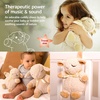image:imageCloud b Sound Machine with White Noise Soothing Sounds  Cuddly Stuffed Animal  Adjustable Settings and AutoShutoff  Nighty Night Owl Smart SensorSleep Sheep on the Go Cream