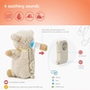 image:imageCloud b Sound Machine with White Noise Soothing Sounds  Cuddly Stuffed Animal  Adjustable Settings and AutoShutoff  Nighty Night Owl Smart SensorSleep Sheep on the Go Cream