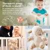 image:imageCloud b Sound Machine with White Noise Soothing Sounds  Cuddly Stuffed Animal  Adjustable Settings and AutoShutoff  Nighty Night Owl Smart SensorSleep Sheep Offwhite
