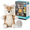 image:imageCloud b Sound Machine with White Noise Soothing Sounds  Cuddly Stuffed Animal  Adjustable Settings and AutoShutoff  Nighty Night Owl Smart SensorLovelight Finley Fawn Caramel