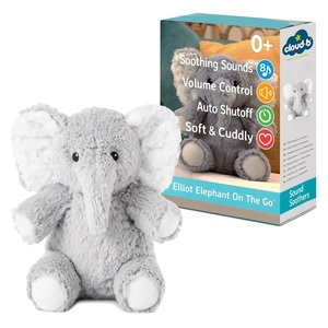 image:imageCloud b Elliot the Elephant On The Go Portable Baby Sound Machine amp White Noise Soother 8 Calming Lullabies amp Nature Sounds TravelReady Infant Sleep Aid amp Nursery Registry Essential
