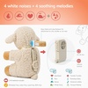 image:imageCloud b Billy Bunny Portable Baby Sound Machine amp White Noise Soother 8 Calming Lullabies amp Nature Sounds TravelReady Infant Sleep Aid amp Nursery Registry EssentialSleep Sheep Offwhite
