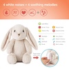 image:imageCloud b Billy Bunny Portable Baby Sound Machine amp White Noise Soother 8 Calming Lullabies amp Nature Sounds TravelReady Infant Sleep Aid amp Nursery Registry EssentialLovelight Billy Bunny White