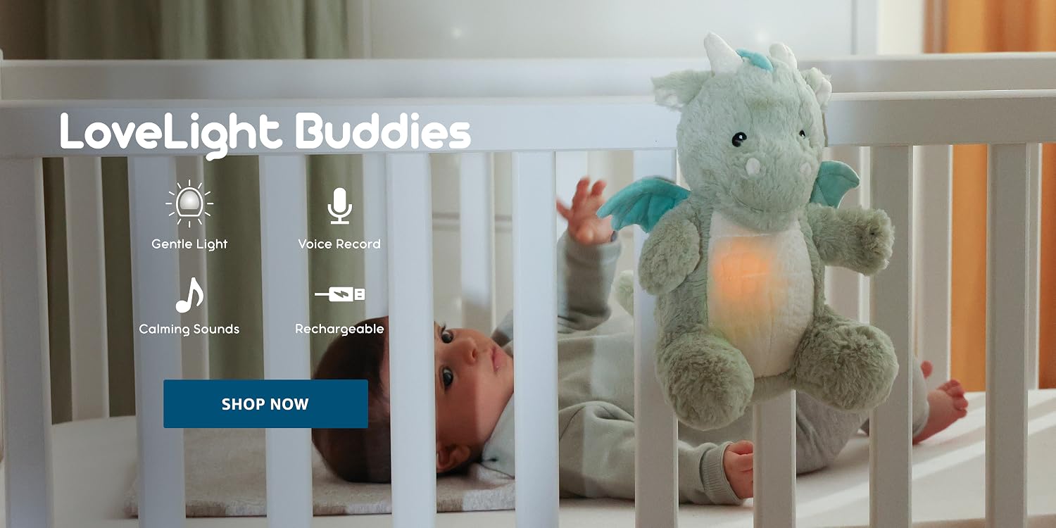 Cloud b | Newborn Bedtime Companion Plush,Gentle Comfort for Sweet Dreams