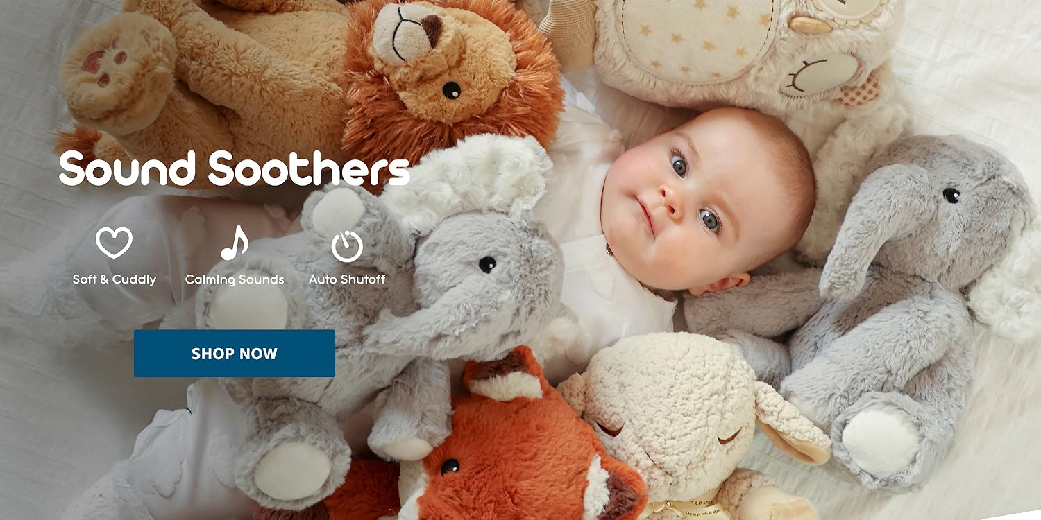 Cloud b | Newborn Bedtime Companion Plush,Gentle Comfort for Sweet Dreams
